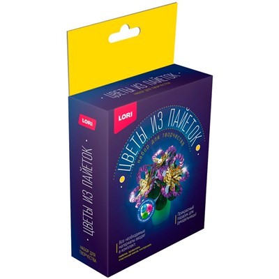 Набор для творчества Цветы из пайеток "Виола" Цв-036 Lori - фото 69868405