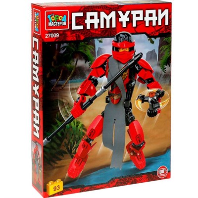 Город мастеров 27009-ZH Красный самурай, 93 дет. - фото 69868422
