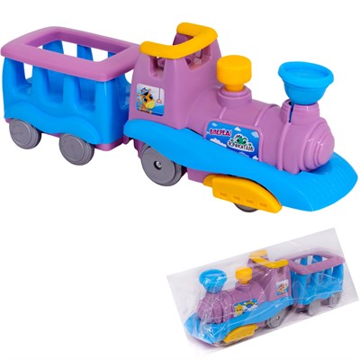 Паровоз Крокотам сиренево-голубой ПД-2159 /15/ - фото 69868461