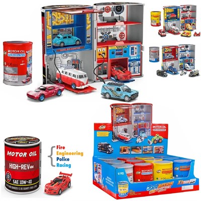 Гараж SK-112Y 12шт. в шоубоксе - фото 69868598