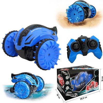 Машина на радиоуправлении Young Racer MK666-803A Амфибия синий - фото 69868760