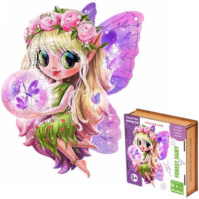 Деревянный Пазл 50 Лесная фея MPZCA46-M - фото 69868928