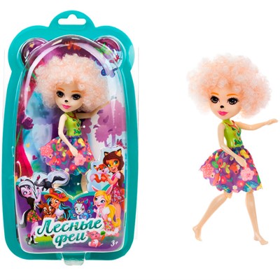 Кукла Лесные Феи 16 см с кудрявыми светлыми волосами Т24016 1toy - фото 69868983