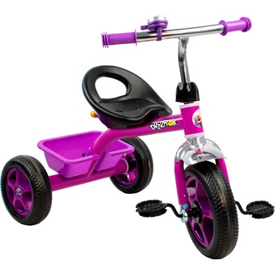 Велосипед трехколесный фиолетовый JTRW817-2 колеса EVA - фото 69869255