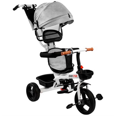 Велосипед трехколесный серый FG230707021C-2 колеса EVA 10"/8" - фото 69869270