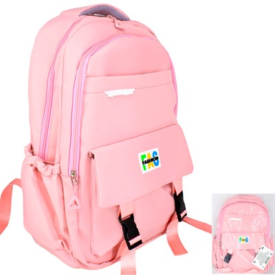 Рюкзак школьный 46х13х20см розовый 141V-521 - фото 69869372