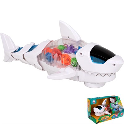 Игрушка на батарейках ZYA-A3199 Играпузик Акула в кор. - фото 69869443