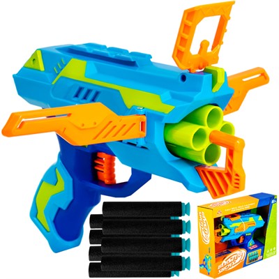 Пистолет SB596 с безопасными пулями в коробке - фото 69869549