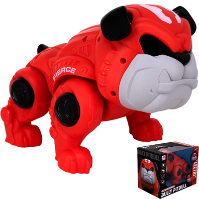 Игрушка на батарейках 8215 Собака красный в кор. - фото 69869633