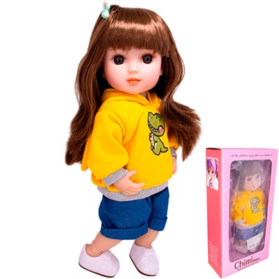 Кукла MK138 Дина 36 см. с чипом в кор. - фото 69869834