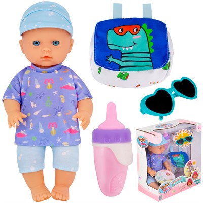 Пупс Yala Baby YL2430A-D 30 см с аксесс. в кор. - фото 69869956