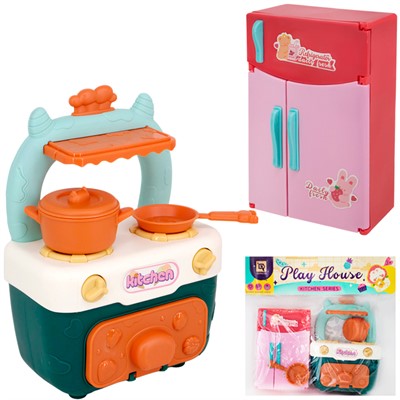 Набор быт. техники 185-109 Холодильник и плита в пак. - фото 69870082