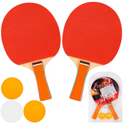 Теннис настольный 2 ракетки, 3 мяча 141V-748 - фото 69870204