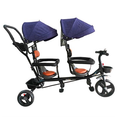 Велосипед трехколесный Dvizhok синий FG240528298L-3 колеса ЭВА  10"/8" - фото 69870292