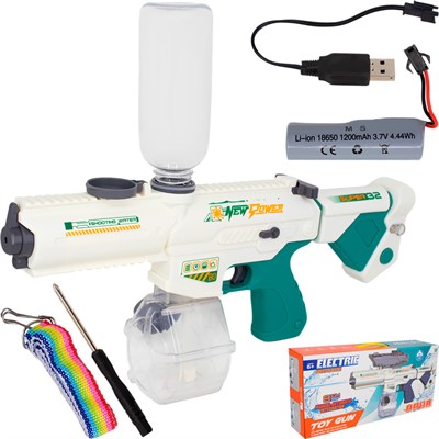 Пистолет водный 9001. аккум. в кор. - фото 69870342