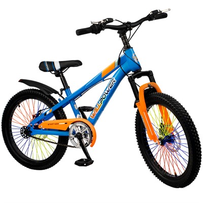 Велосипед двухколесный 20" WILLPOWER оранжевый FG240528002L-2 - фото 69870502