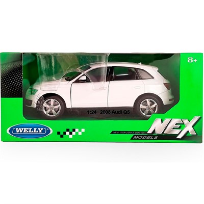 Модель 1:24 Audi Q5, белый 22518W - фото 69870656