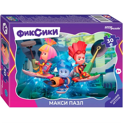 Пазл 30 МАКСИ Контурный Фиксики 64009 Степ - фото 69871247