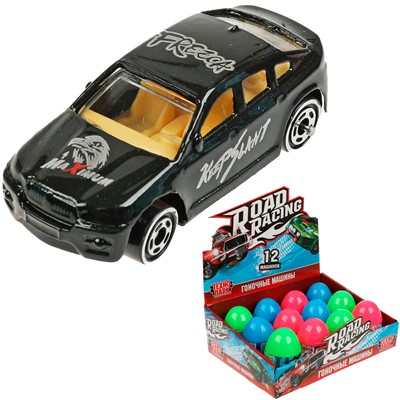 Модель 2106I094-R ЯЙЦО гоночное авто, 6,5 см, в ассор. Технопарк  в коробке - фото 69871708