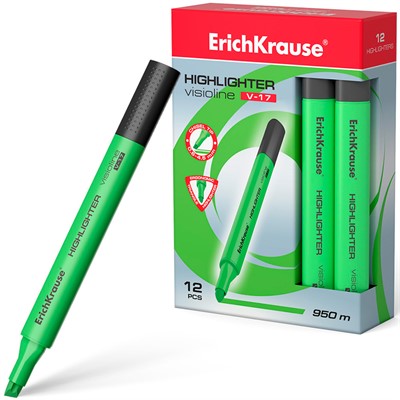 Текстовыделитель зеленый Visioline V-17 Neon 56701 /Erich Krause/. - фото 69871717