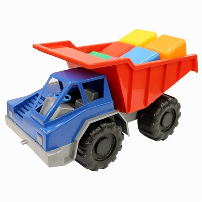 Автомобиль Грузовик Карьерный + Кубики 3-281 Кассон /6/ - фото 69871776