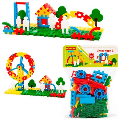 Конструктор Луна-парк 2  107 элем. П-Е/12/ - фото 69872015