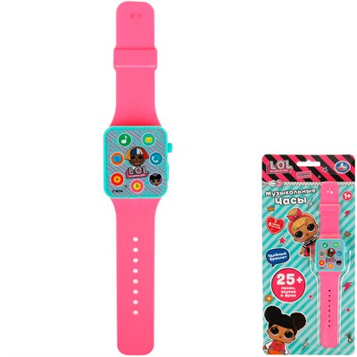 Игрушка на батарейках Часы ЛОЛ 25 печен,звуков и фраз 2006Z256-R9 - фото 69872539