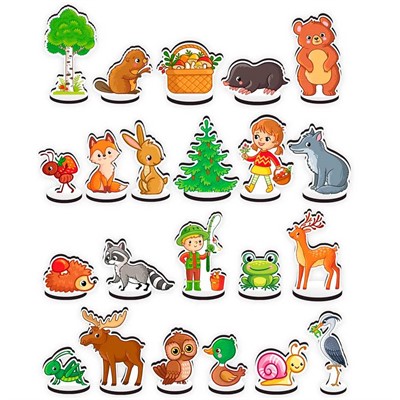 Деревянный Игровой набор В лесу 8788 - фото 69874051