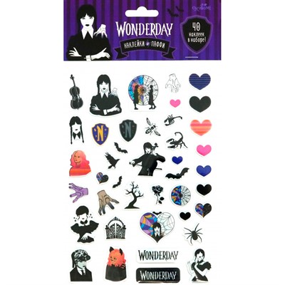 Набор для декорирования. Wonderday Наклейки Паффи 08131 Origami - фото 69874156