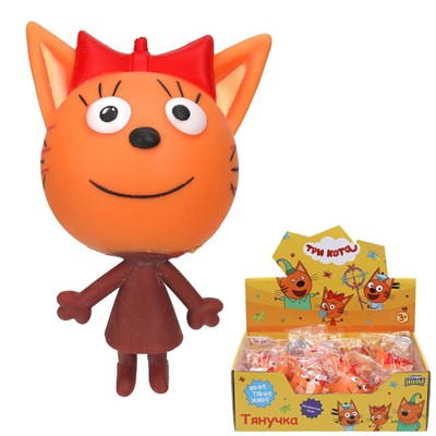 Игрушка-Тянучка Карамелька Три Кота песок TG-211019-1-CAT1-SD - фото 69874216