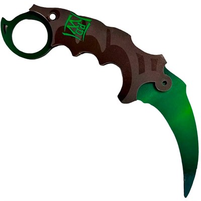 Деревянный Керамбит Зеленый коготь ЯиГ-250 - фото 69874258