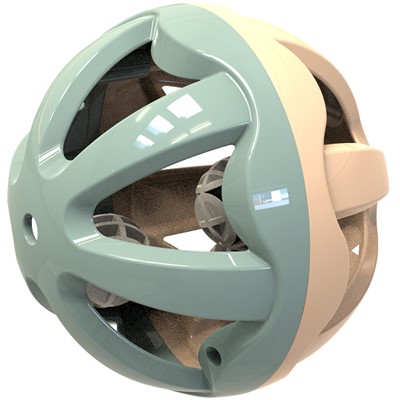 Веселые шарики (бежевый) 743/1 - фото 69874340