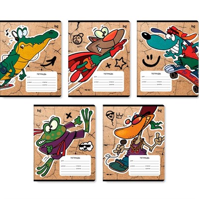 Тетрадь 12 л. линия BG Крутой парень 350618 - фото 69874732