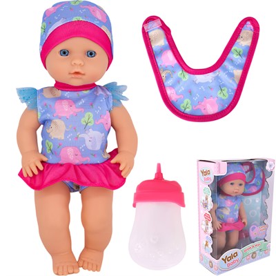 Пупс Yale Baby YL2330D-E 30 см. с аксесс. в кор. - фото 69875276