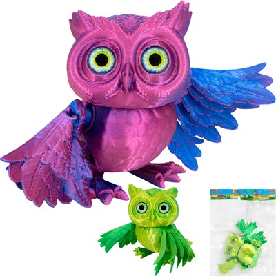 Фигурка D-033 Совушка в пак. - фото 69875476