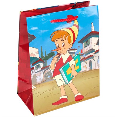 Пакет Чудо праздник глянцевый м Буратино PM-130543-BU - фото 69875599