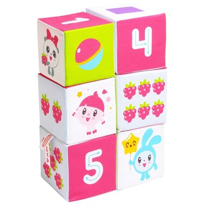 Мякиши Кубики Учим Формы Цвет и Счет 400 - фото 69875604