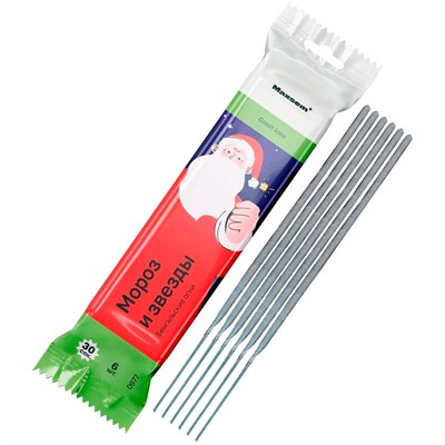 Свечи бенгальские Мороз и звёзды 16 см 6 шт в упак. 0977 - фото 69875633