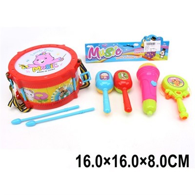 Набор музыкальных инструментов 6998-4 в пак. - фото 69875718