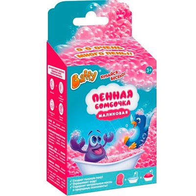 Средство для принятия ванн "Купайся весело": Сухая пена для ванны Пенная бомбочка D0231-С ТМ «Baffy» - фото 69876185