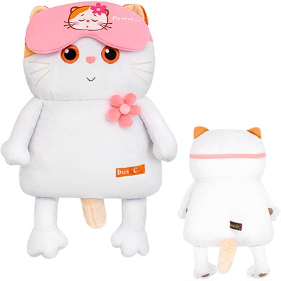 Ли-Ли Кошечка в маске для сна и с цветочком LKp32-173 - фото 69876194