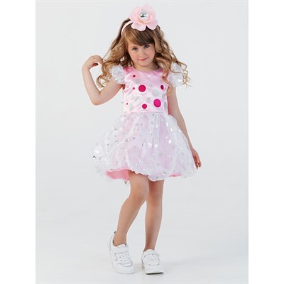 Карнавальный костюм Бусинка р 128-64 /текстиль/Пуговка/ - фото 69876257