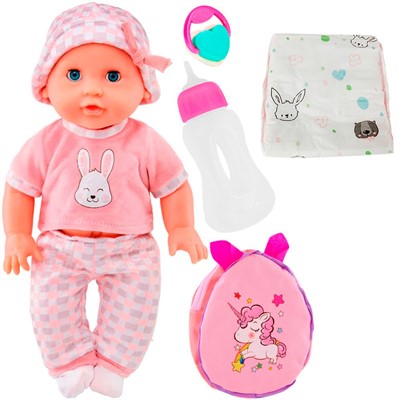 Пупс Miss Kapriz MK1952O-3 35 см. с аксесс. в пак. - фото 69876284