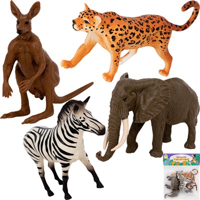 Набор животных Levatoys MK2207-13 Сафари в пак. - фото 69876804