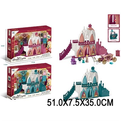 Дом KDL-12 Замок с аксесс., в кор. - фото 69876967