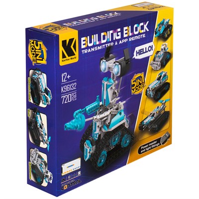 Конструктор на радиоуправлении K96132 Машины 5 в 1 в коробке - фото 69877100