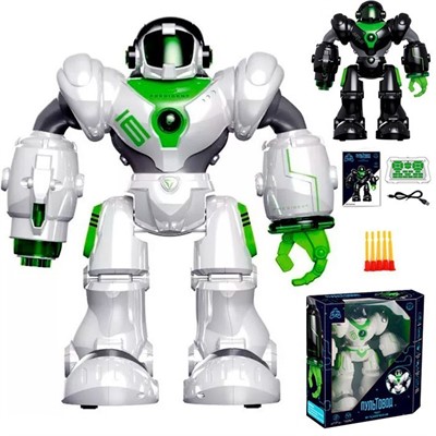 Робот на радиоуправлении ZYA-A2748 свет, звук, стреляет ракетами в коробке - фото 69877167