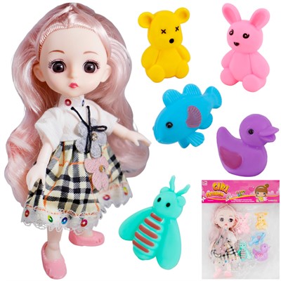 Кукла малышка HX-8006A с аксесс. в пак. - фото 69877236