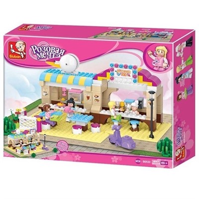 Конструктор Розовая мечта 38-0530 Кафе 257 дет. в коробке - фото 69877887