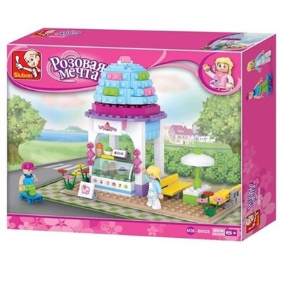 Конструктор Розовая мечта 38-0525 Кафе в коробке - фото 69877889